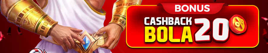 BONUS CASHBACK BOLA 20%